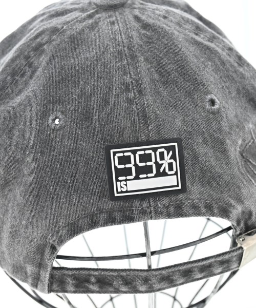 99%IS（ナインティナインパーセントイズ）キャップ グレー サイズ:- メンズ/2200617507093