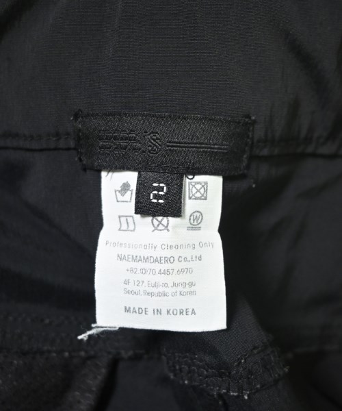 99%IS（ナインティナインパーセントイズ）その他 黒 サイズ:2(M位) メンズ/2200679304128