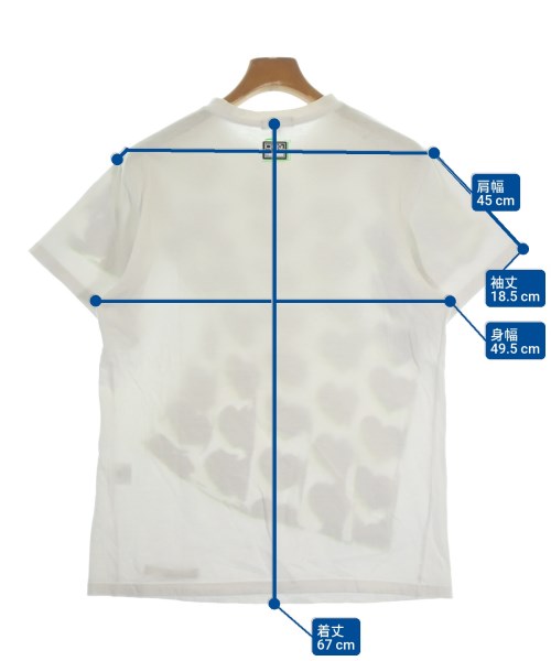 99%IS（ナインティナインパーセントイズ）Tシャツ・カットソー 白 サイズ:1(S位) メンズ/2200656060047