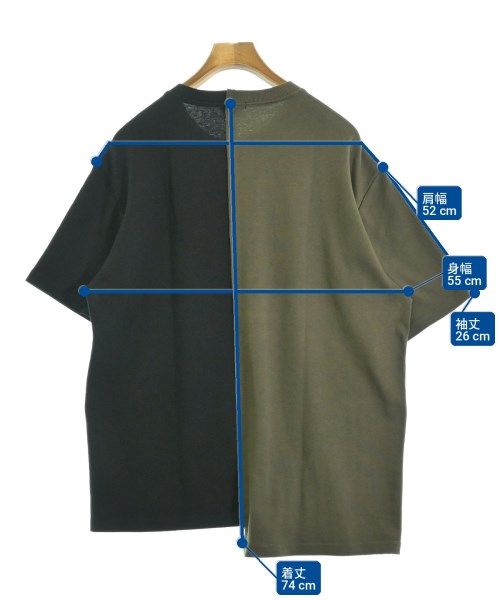 99%IS（ナインティナインパーセントイズ）Tシャツ・カットソー カーキ サイズ:3(L位) メンズ/2200714461113