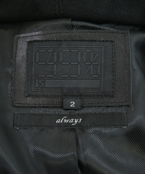 99%IS（ナインティナインパーセントイズ）ライダース 黒 サイズ:2(M位) メンズ/2200719849084