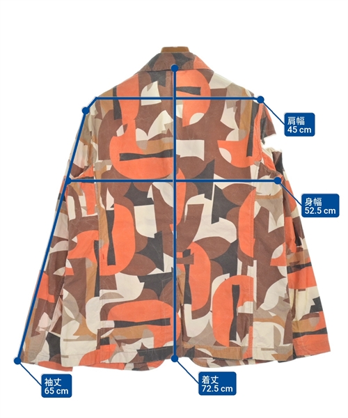 CASEY CASEY（ケイシーケイシー）カジュアルジャケット オレンジ サイズ:M メンズ/2200621312034