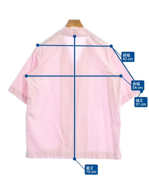 CASEY CASEY（ケイシーケイシー）カジュアルシャツ ピンク サイズ:XS メンズ/2200655191049