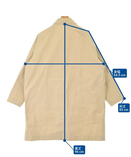 CASEY CASEY（ケイシーケイシー）ステンカラーコート ベージュ サイズ:S メンズ/2200651098021