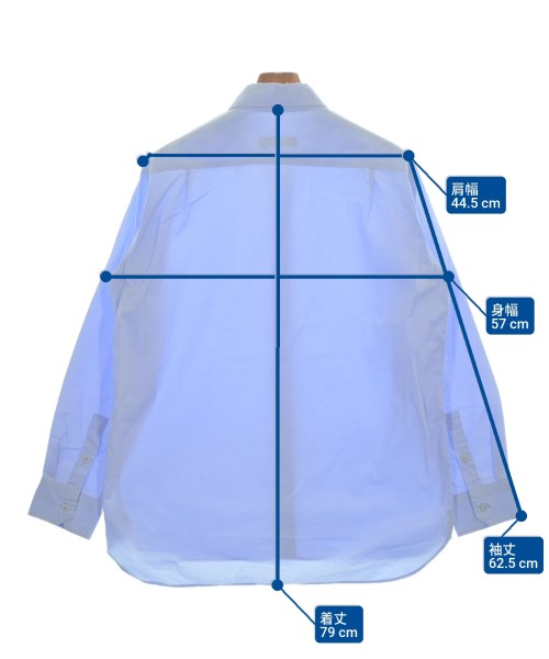 CASEY CASEY（ケイシーケイシー）カジュアルシャツ 青 サイズ:S メンズ/2200658759062