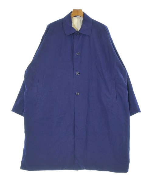 CASEY CASEY(ケイシーケイシー)ステンカラーコート 青 サイズ:M/2200660514017