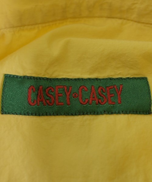 CASEY CASEY（ケイシーケイシー）カジュアルシャツ 黄 サイズ:S メンズ/2200712133029