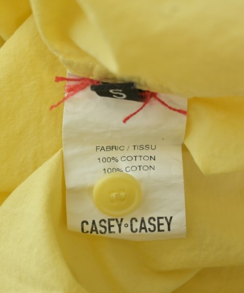 CASEY CASEY（ケイシーケイシー）カジュアルシャツ 黄 サイズ:S メンズ/2200712133029