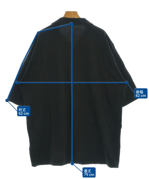 CASEY CASEY（ケイシーケイシー）Tシャツ・カットソー 黒 サイズ:M メンズ/2200693171072