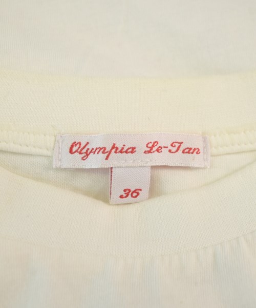 OLYMPIA LE-TAN（オリンピアルタン）Tシャツ・カットソー 白 サイズ:36(S位) レディース/2200729471121