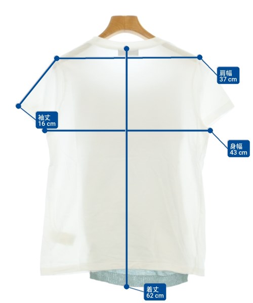 RISMAT by Y's（リスマット　バイ　ワイズ）Tシャツ・カットソー 白 サイズ:1(S位) レディース/2200728728189