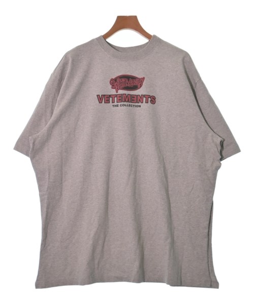 VETEMENTS（ヴェトモン）Tシャツ・カットソー グレー サイズ:XS メンズ ...