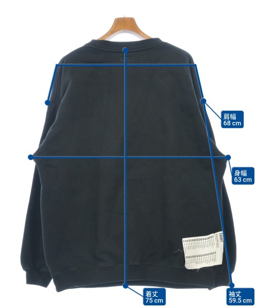 VETEMENTS（ヴェトモン）スウェット 黒 サイズ:L メンズ/2200637000017