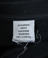 VETEMENTS（ヴェトモン）スウェット 黒 サイズ:L メンズ/2200637000017