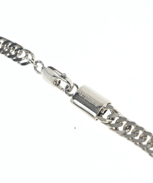 VETEMENTS（ヴェトモン）ネックレス シルバー サイズ:- メンズ/2200643855014