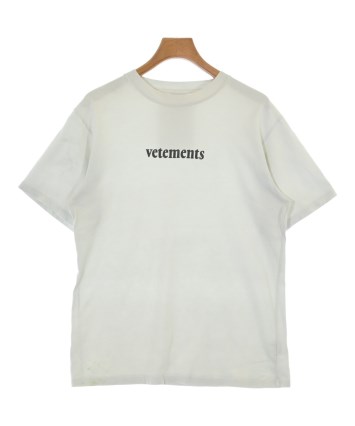 驚きの安さ VETEMENTS（ヴェトモン）Tシャツ・カットソー サイズ:-(M位 白 トップス