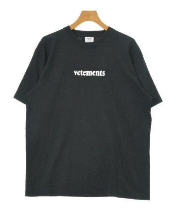 VETEMENTS（ヴェトモン）Tシャツ・カットソー 黒 サイズ:M