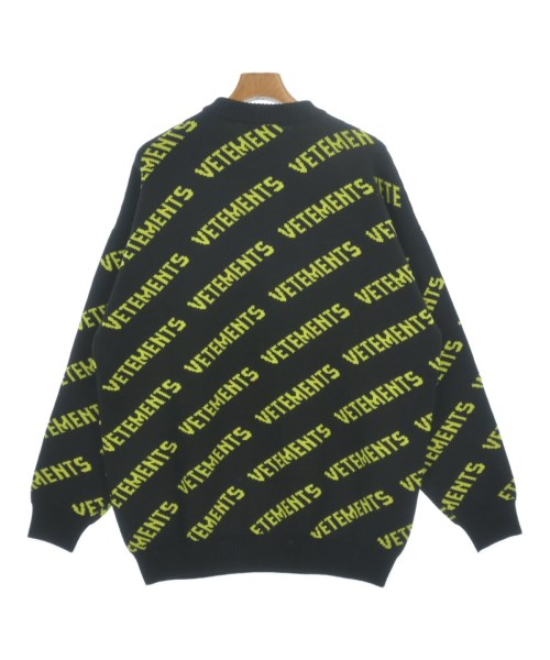 VETEMENTS（ヴェトモン）ニット・セーター 黒 サイズ:S メンズ/2200622829012