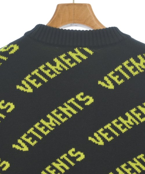VETEMENTS（ヴェトモン）ニット・セーター 黒 サイズ:S メンズ/2200622829012
