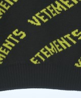 VETEMENTS（ヴェトモン）ニット・セーター 黒 サイズ:S メンズ/2200622829012