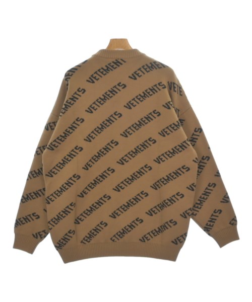 VETEMENTS（ヴェトモン）ニット・セーター ベージュ サイズ:S メンズ/2200622829029