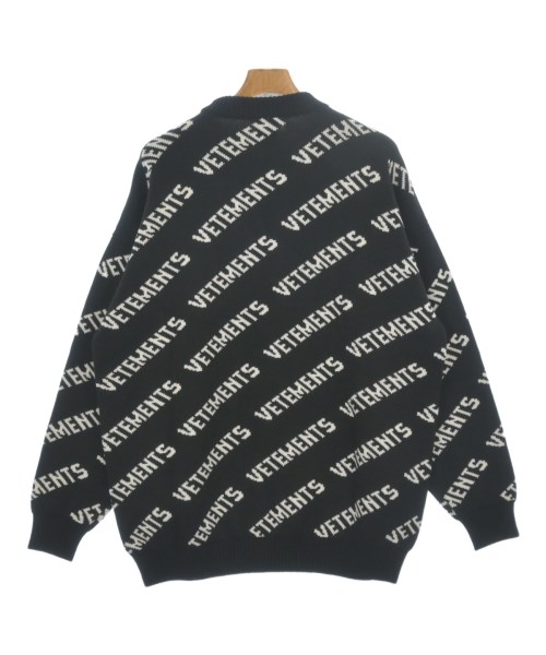 VETEMENTS（ヴェトモン）ニット・セーター 黒 サイズ:S メンズ/2200622829036