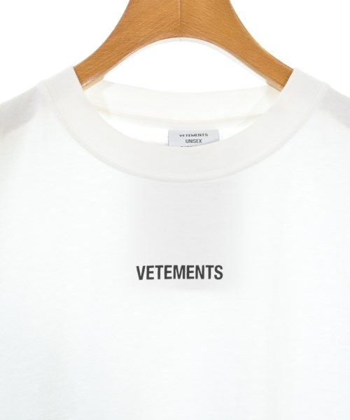 VETEMENTS（ヴェトモン）Tシャツ・カットソー 白 サイズ:M メンズ/2200610519277