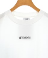 VETEMENTS（ヴェトモン）Tシャツ・カットソー 白 サイズ:M メンズ/2200610519277