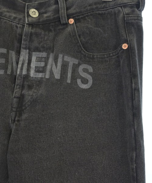 VETEMENTS（ヴェトモン）デニムパンツ 黒 サイズ:S メンズ/2200614942019