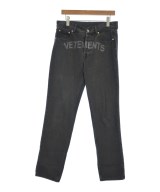 VETEMENTS（ヴェトモン）デニムパンツ 黒 サイズ:S メンズ/2200614942019
