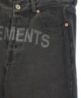 VETEMENTS（ヴェトモン）デニムパンツ 黒 サイズ:S メンズ/2200614942019
