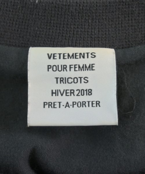 VETEMENTS（ヴェトモン）ワンピース グレー サイズ:F レディース/2200627565120