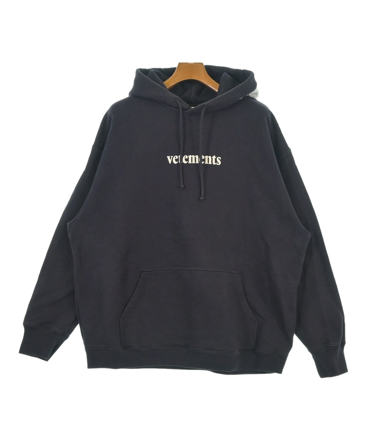 VETEMENTS ネイビー パーカー Sサイズ 1d5f2e72b7ba29715835964235601b