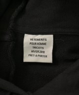 VETEMENTS（ヴェトモン）パーカー 黒 サイズ:S メンズ/2200616300145