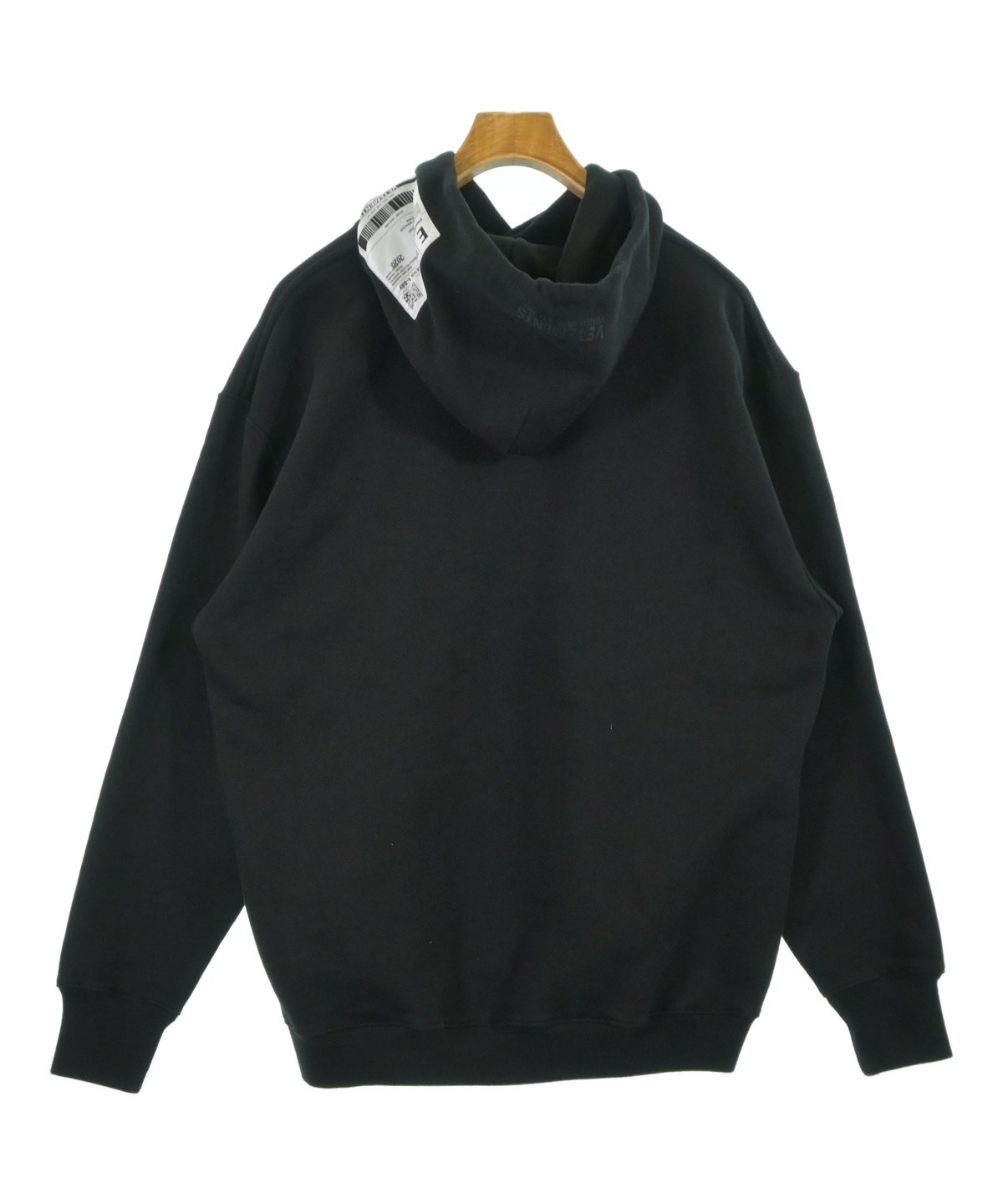VETEMENTS（ヴェトモン）パーカー 黒 サイズ:XS メンズ/2200619050016