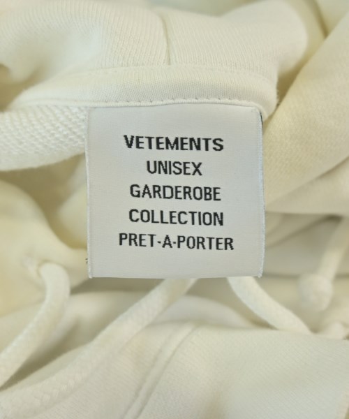VETEMENTS（ヴェトモン）パーカー 白 サイズ:M メンズ/2200619260057
