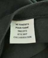 VETEMENTS（ヴェトモン）Tシャツ・カットソー 黒 サイズ:F レディース/2200673173041