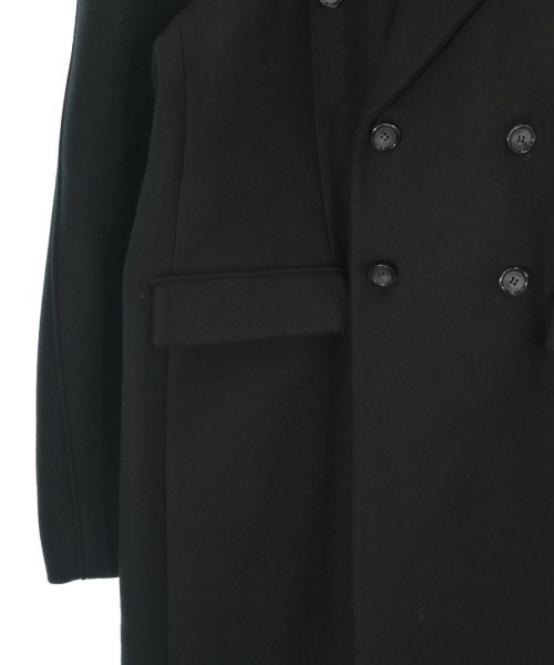 VTMNTS（ブイティーエムエヌティーエス）チェスターコート 黒 サイズ:M メンズ/2200677449029