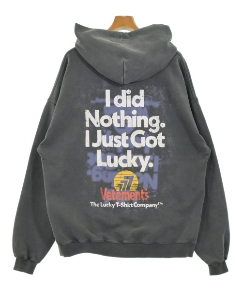 VETEMENTS（ヴェトモン）パーカー グレー サイズ:XS メンズ/2200673619037