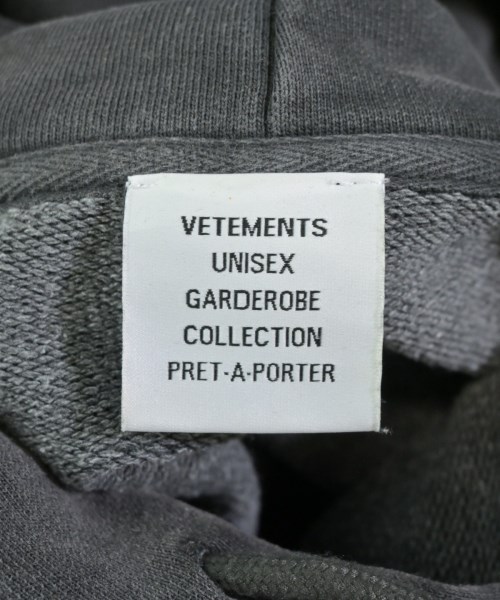 VETEMENTS（ヴェトモン）パーカー グレー サイズ:XS メンズ/2200673619037