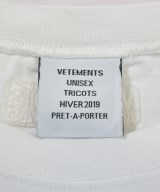VETEMENTS（ヴェトモン）Tシャツ・カットソー 白 サイズ:-(M位) メンズ/2200678072080