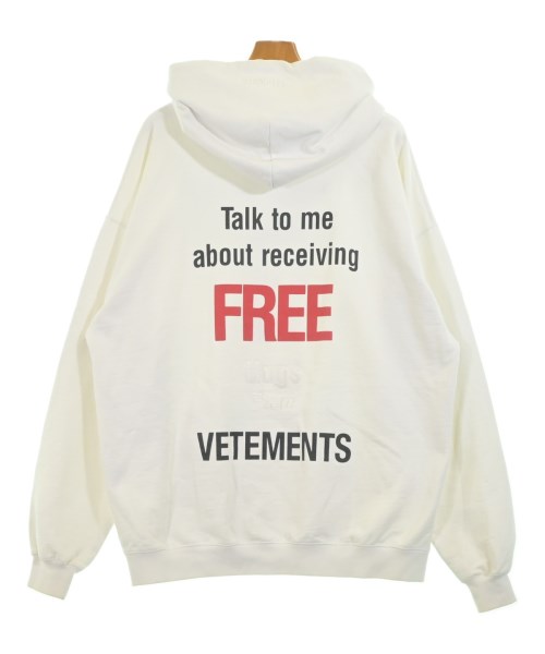 VETEMENTS（ヴェトモン）パーカー 白 サイズ:S メンズ/2200674974043