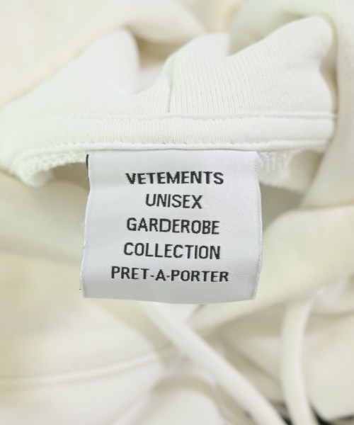 VETEMENTS（ヴェトモン）パーカー 白 サイズ:S メンズ/2200674974043