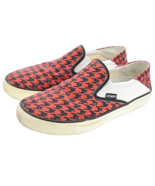 VETEMENTS(ヴェトモン)スニーカー 赤 サイズ:EU41(26cm位)/2200656594092