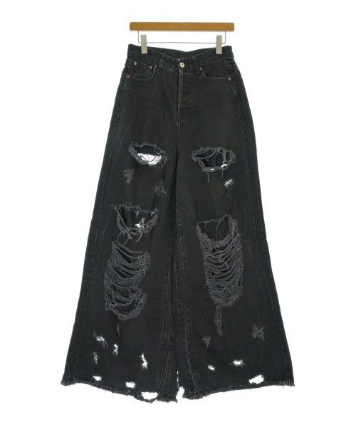 VETEMENTS(ヴェトモン)デニムパンツ 黒 サイズ:28(S位)/2200680574015