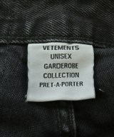 VETEMENTS（ヴェトモン）デニムパンツ 黒 サイズ:28(S位) メンズ/2200680574015