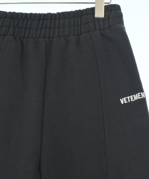 VETEMENTS（ヴェトモン）スウェットパンツ 黒 サイズ:M レディース/2200681595187