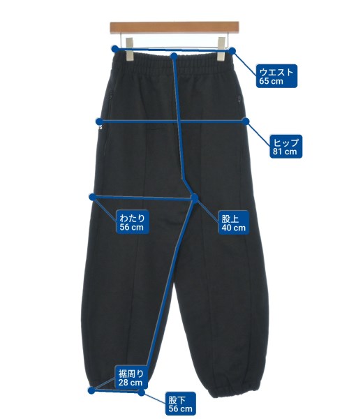 VETEMENTS（ヴェトモン）スウェットパンツ 黒 サイズ:M レディース/2200681595187