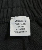 VETEMENTS（ヴェトモン）スウェットパンツ 黒 サイズ:M レディース/2200681595187