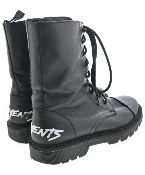 VETEMENTS（ヴェトモン）ブーツ 黒 サイズ:43(28cm位) メンズ/2200681969070